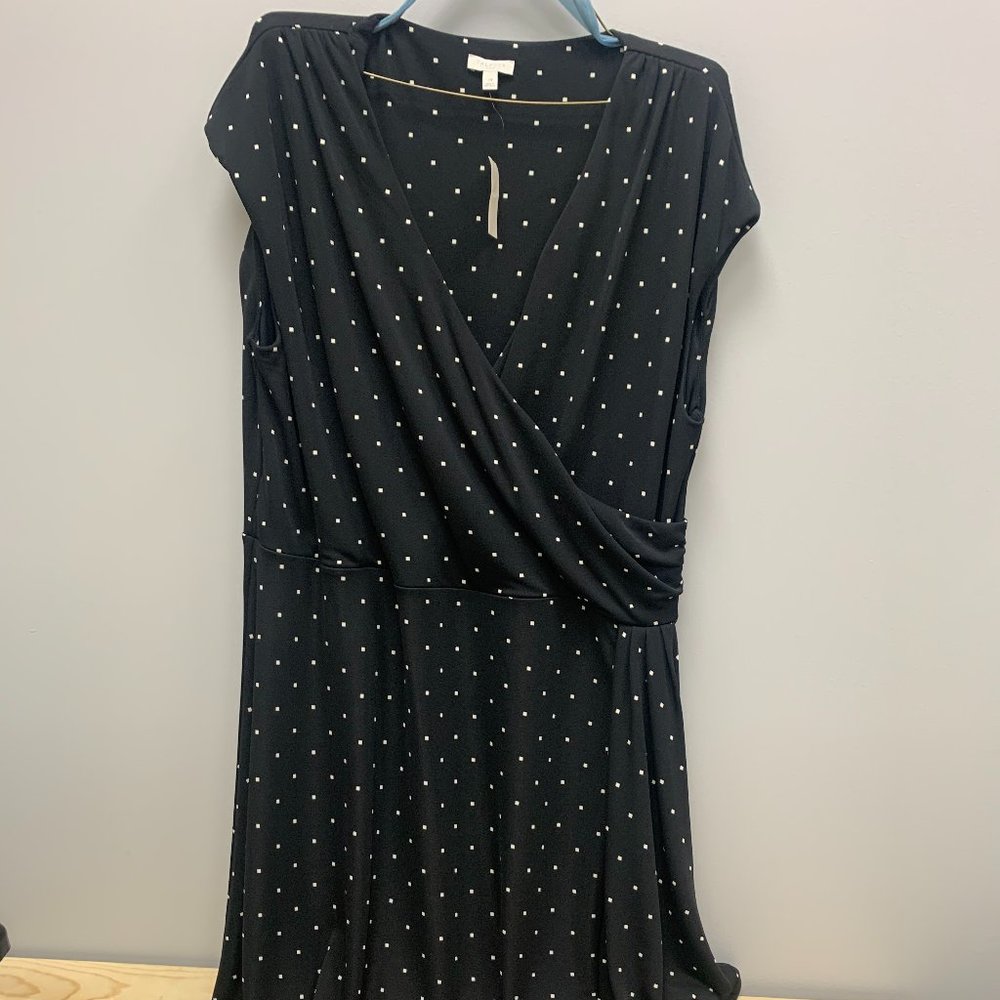 Talbots - Polka Dot Dress- 2x